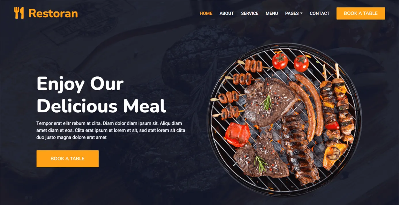 Restaurant Website