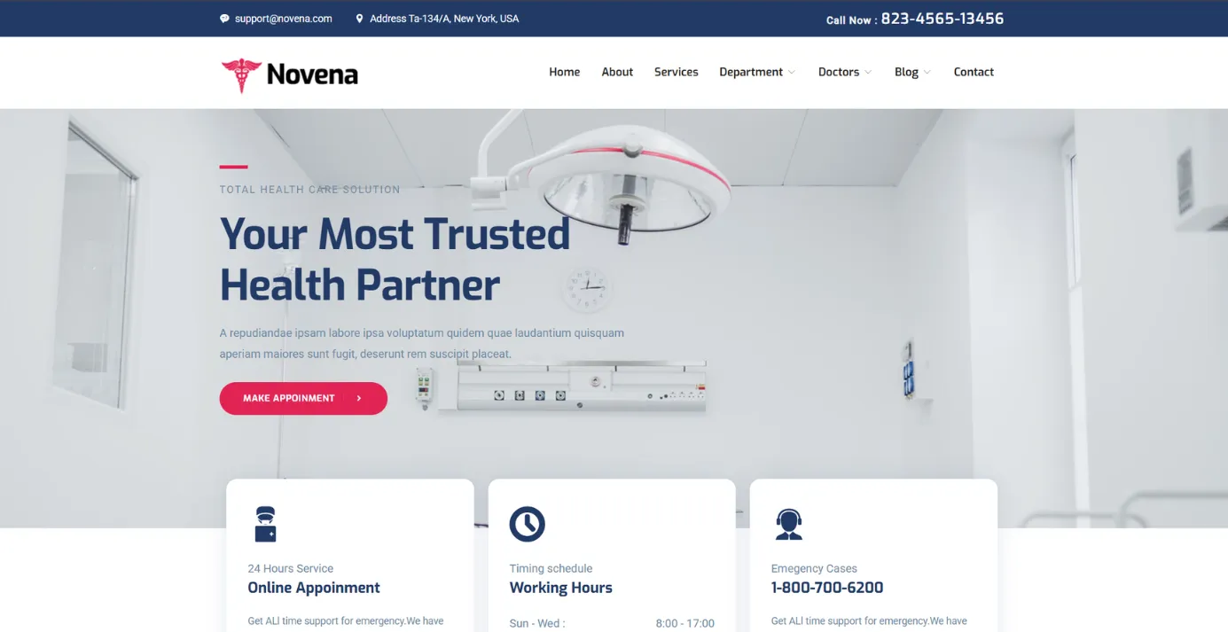 Healthcare Website